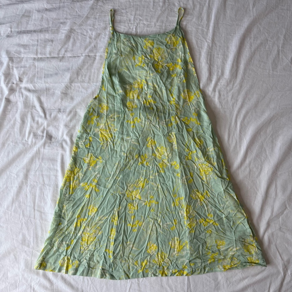 Intimately Free People In Control Sage Combo Floral Slip Dress M NWT - Picture 2 of 10